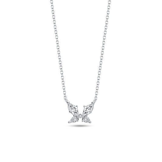 Butterfly Zirconia Necklace