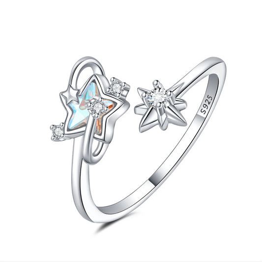 Colorful Meteor Adjustable Ring